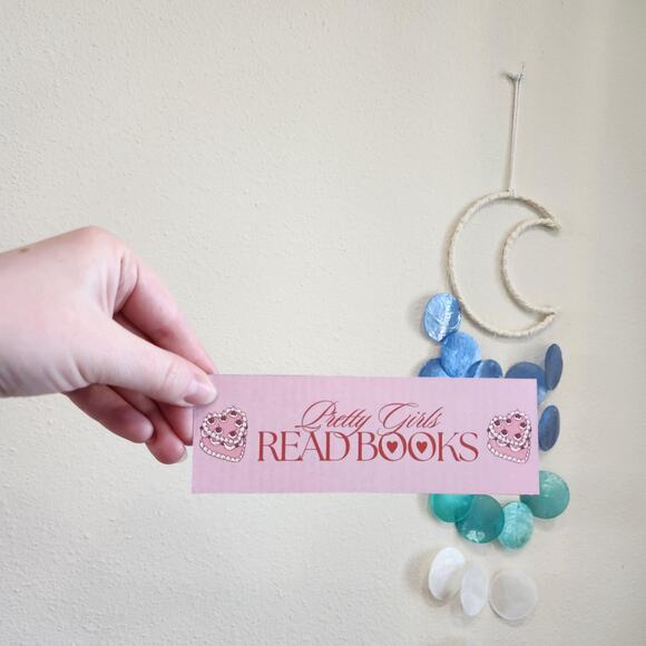 Vintage Readers Bookmark Set Pink Red Cute Retro Style Art Bookish Gift Matte - Picture 4 of 9